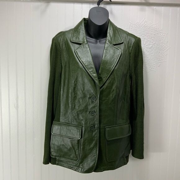 VINTAGE LINEA by Louis Dell’Olio leather jacket - Picture 1 of 5